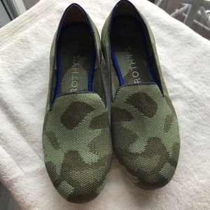 Rothy’s Olive Camo Loafer